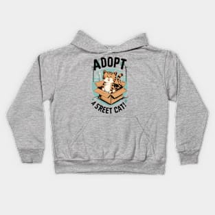 Adopt a Street Cat Kids Hoodie